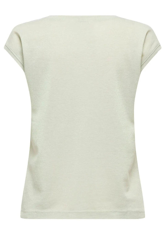 Top Only Women Silvery Green