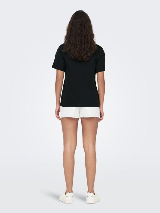 T-Shirt Donna Nero 15292431 Black JACQUELINE DE YONG 