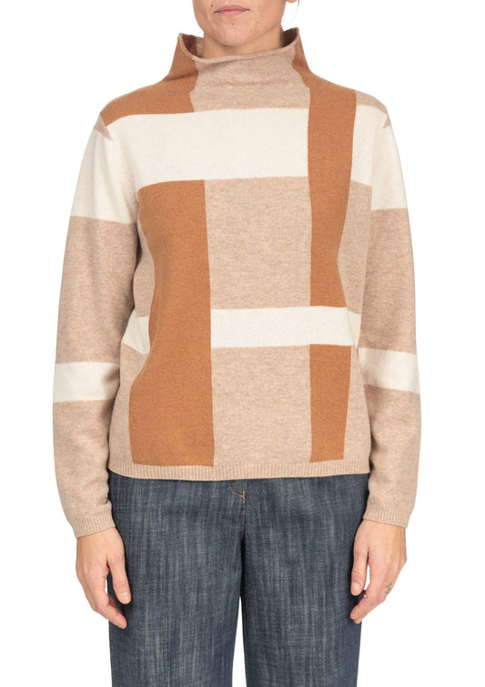 Maglia Donna Beige Biscotto