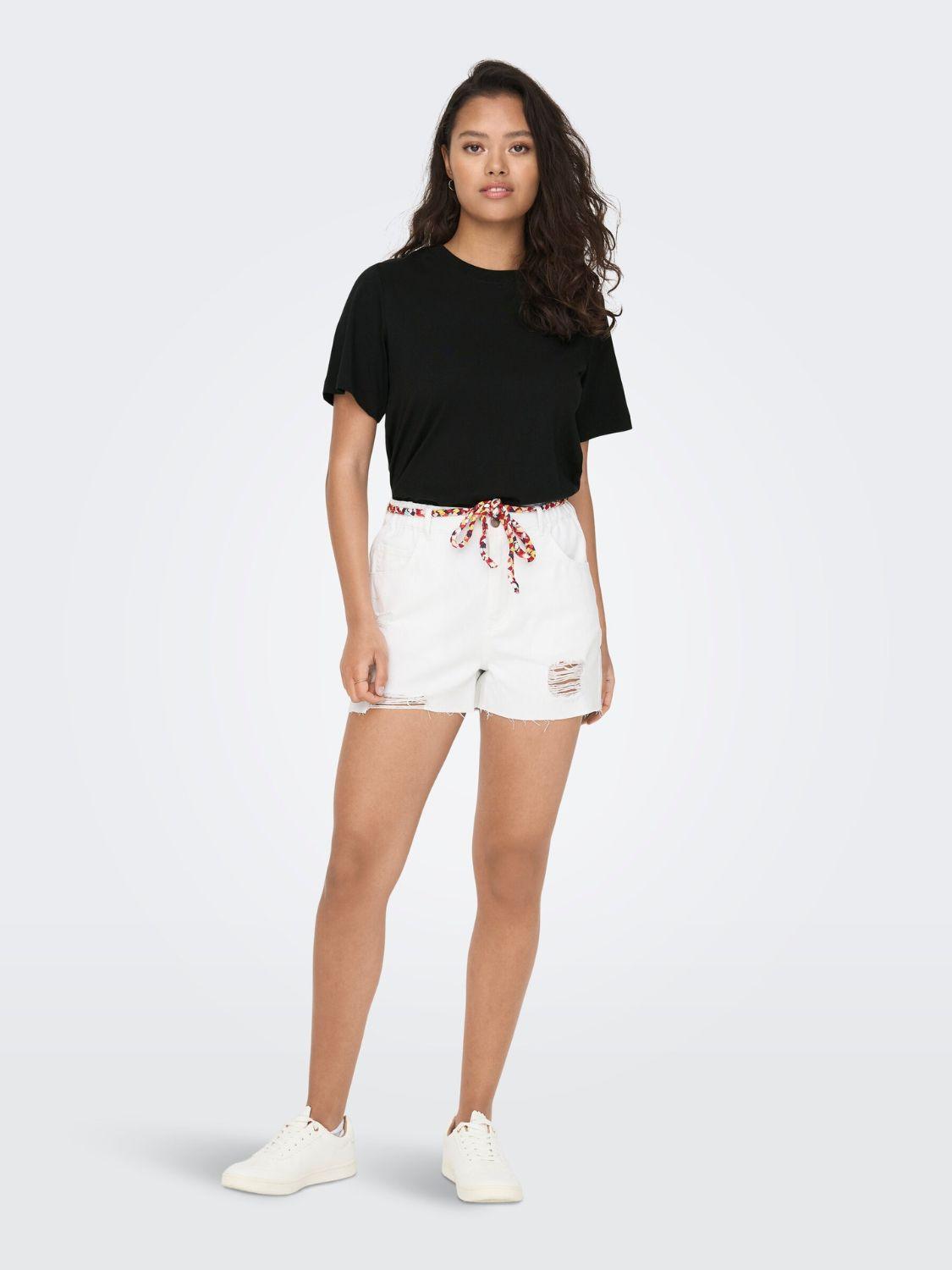 T-Shirt Donna Nero 15292431 Black JACQUELINE DE YONG 