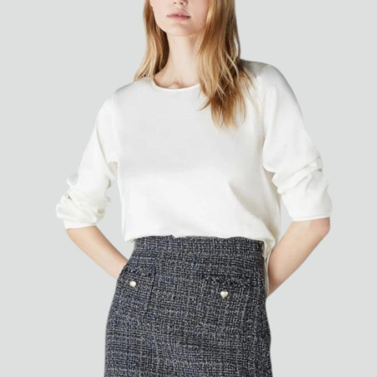Emme Marella Camicia Donna Madera Bianca 2525116041200 001 EMME MARELLA 