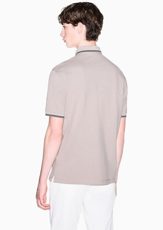 Armani Exchange - Men's Beige Polo Shirt