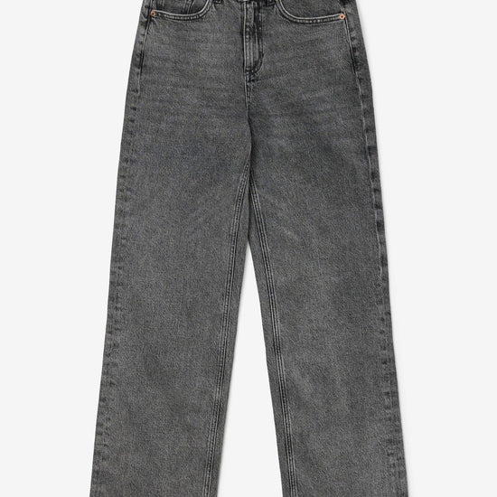 Vero Moda Jeans Donna VMTESSA a Vita Alta Wide Fit Medium Grey Denim 10287304 Medium Grey Denim VERO MODA 