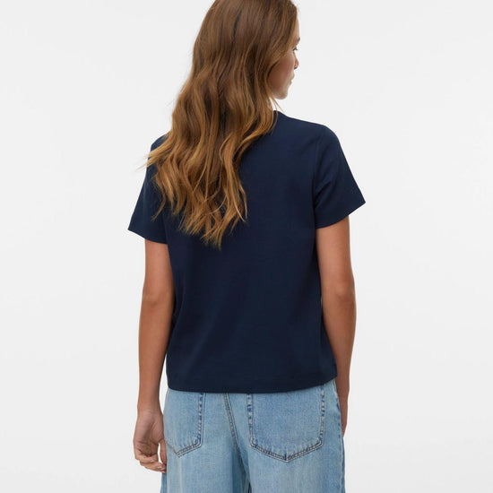 Vero Moda AWNAIMA T-Shirt Donna Dark Sapphire 10294544 Dark Sapphire VERO MODA 