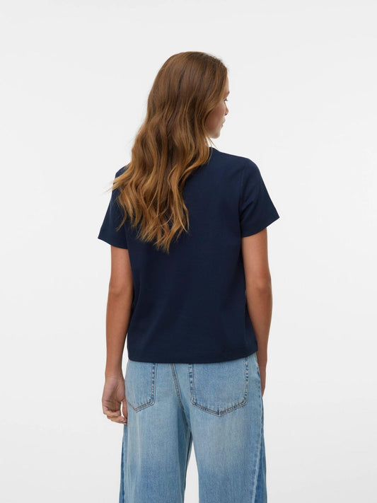 Vero Moda AWNAIMA T-Shirt Donna Dark Sapphire 10294544 Dark Sapphire VERO MODA 