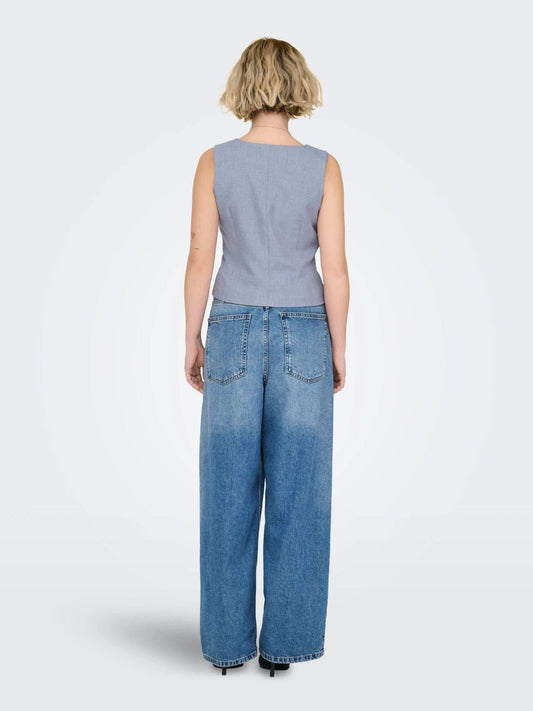 Only Gilet Donna Vintage Indigo Onllinda