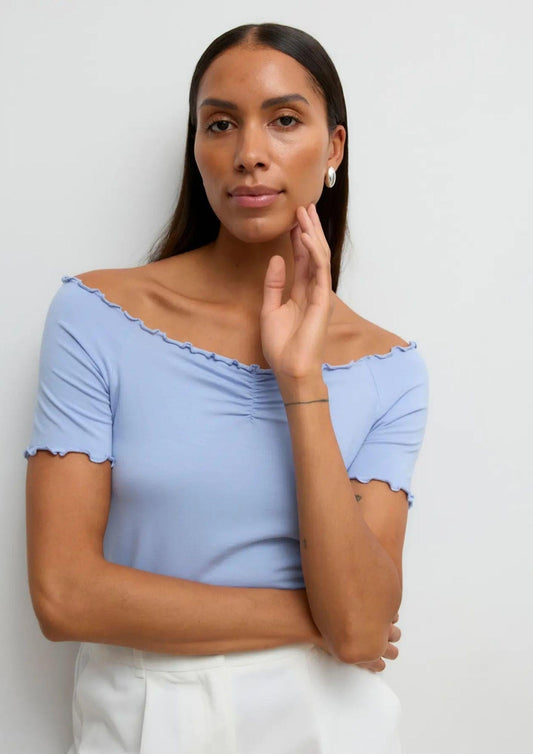 Aware - Maglia Donna Amyra Blu Brunnera