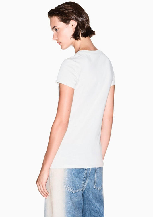 Armani Exchange Women's White T-Shirt