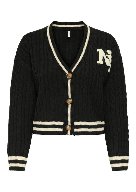 Cardigan Donna Only Thale Nero 15352210 Black Whitecap Gray ONLY 