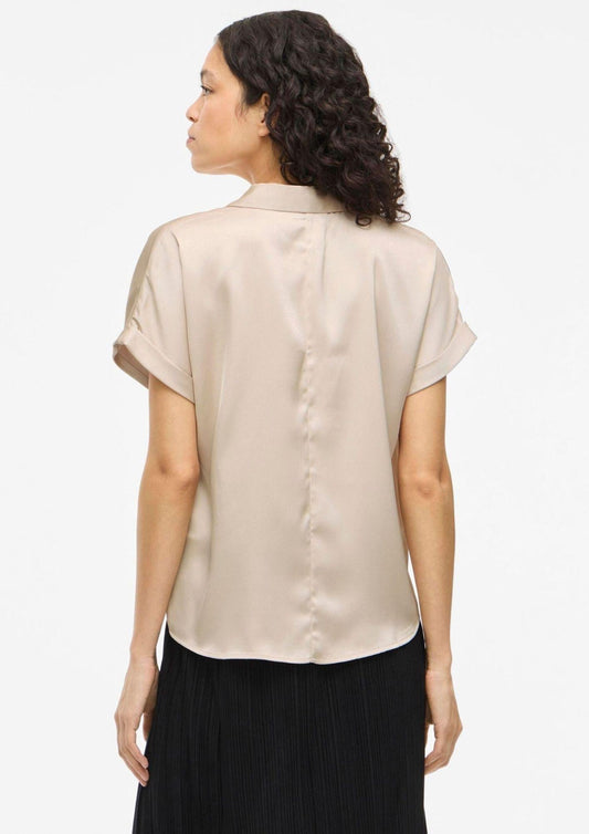 Vila - Women's Enna Grey Shirt