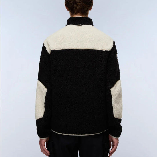 Napapijri Felpa in Pile con Zip Uomo Yupik Multicolour NP0A4GNT MCB NAPAPIJRI 