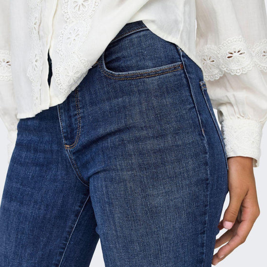 Jeans Flared fit Donna Dark Blue Denim 15337824 Dark Blue Denim ONLY 