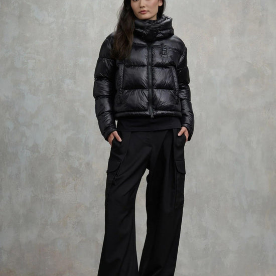 Blauer Giacca Invernale Donna Gloria Nera con Interno Beige BLDC02170 6648 999 BLAUER 