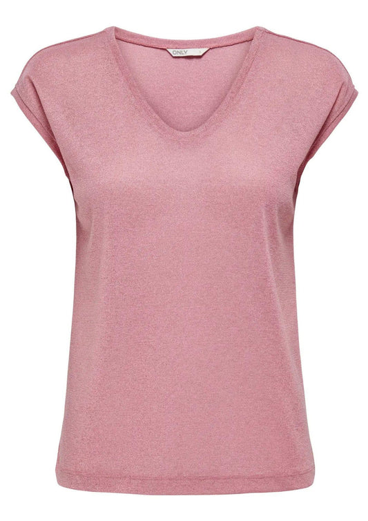 Only - Women's Silvery Pink Sweater