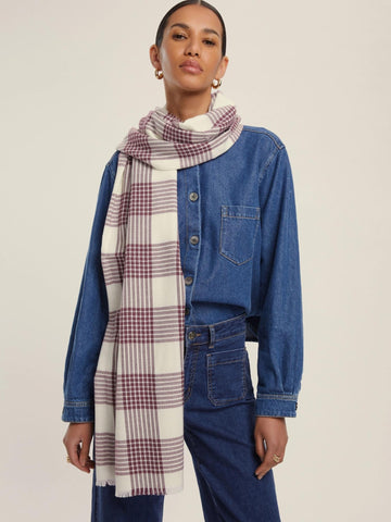 Emme Marella Women's Ciurma Ciclamino Lurex Thread Stole