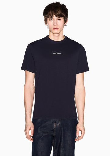 Armani Exchange - Maglietta Uomo Blu Navy