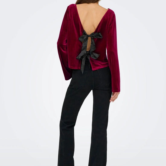 Jacqueline De Yong Maglia Donna Victory Bordeaux 15363518 Winetasting BOW JACQUELINE DE YONG 