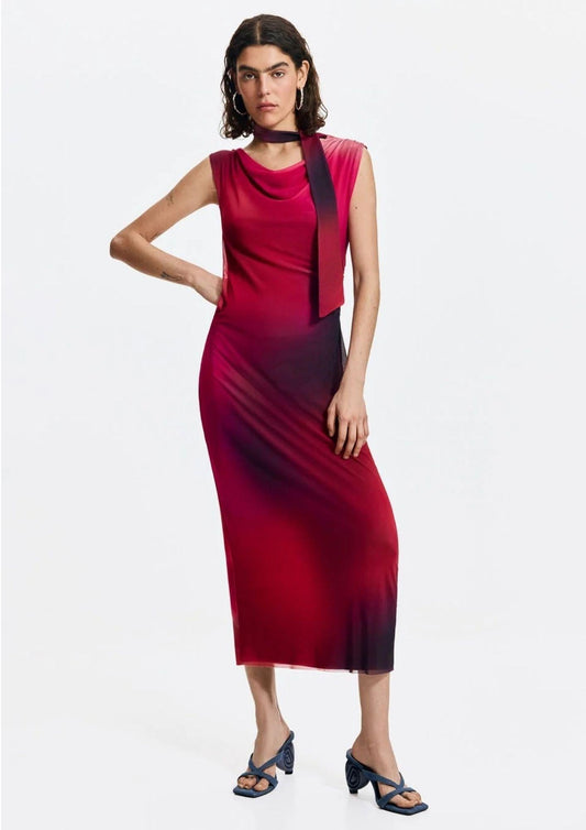 Desigual - Women's Vestmaine Red Dress