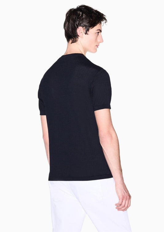 Armani Exchange - Men's Navy Blue Sweater