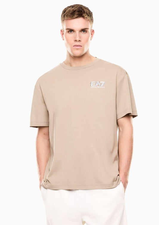 EA7 Emporio Armani - Men's Beige T-Shirt