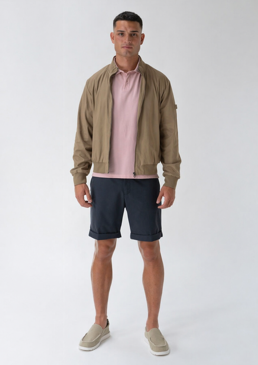 Rihunik - Giubbino Uomo Beige Pecan