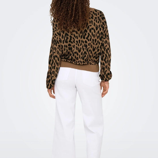 Cardigan Donna Only Vienna Marrone 15347875 Toasted Coconut ONLY 