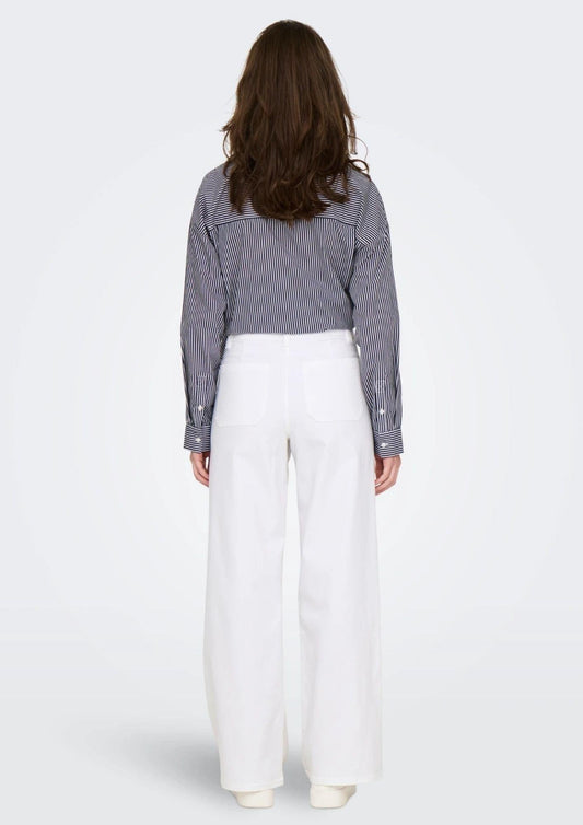 Jacqueline De Yong - Women's Iris White Trousers