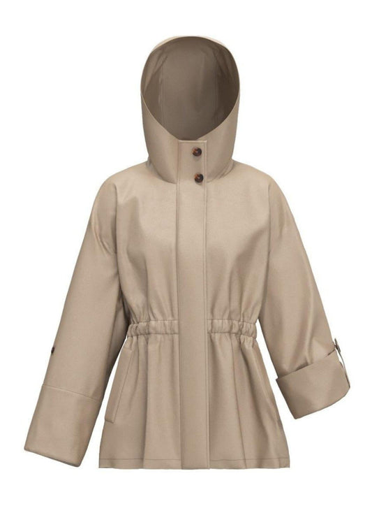 Emme Marella - Recent Beige Women's Raincoat