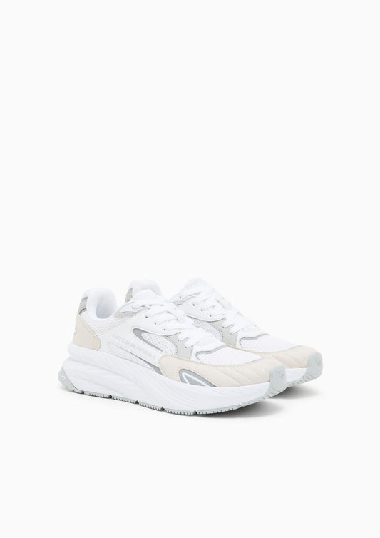 EA7 Emporio Armani Unisex White Shoes