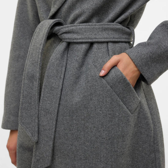 Vero Moda Cappotto Donna Fortuneaya Grigio Medio 10278330 Medium Grey Melange VERO MODA 