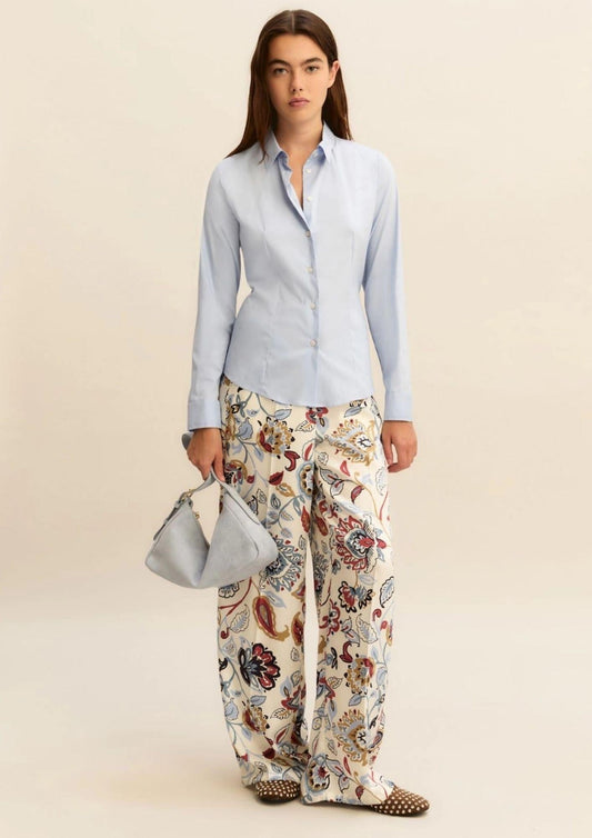 Emme Marella - Women's Blue Relaxed Fit Shirt