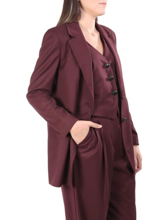 Agape Women's Jacket Bordeaux