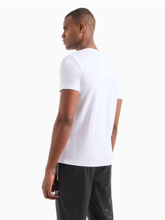 T-shirt EA7 Emporio Armani Girocollo Uomo Bianco