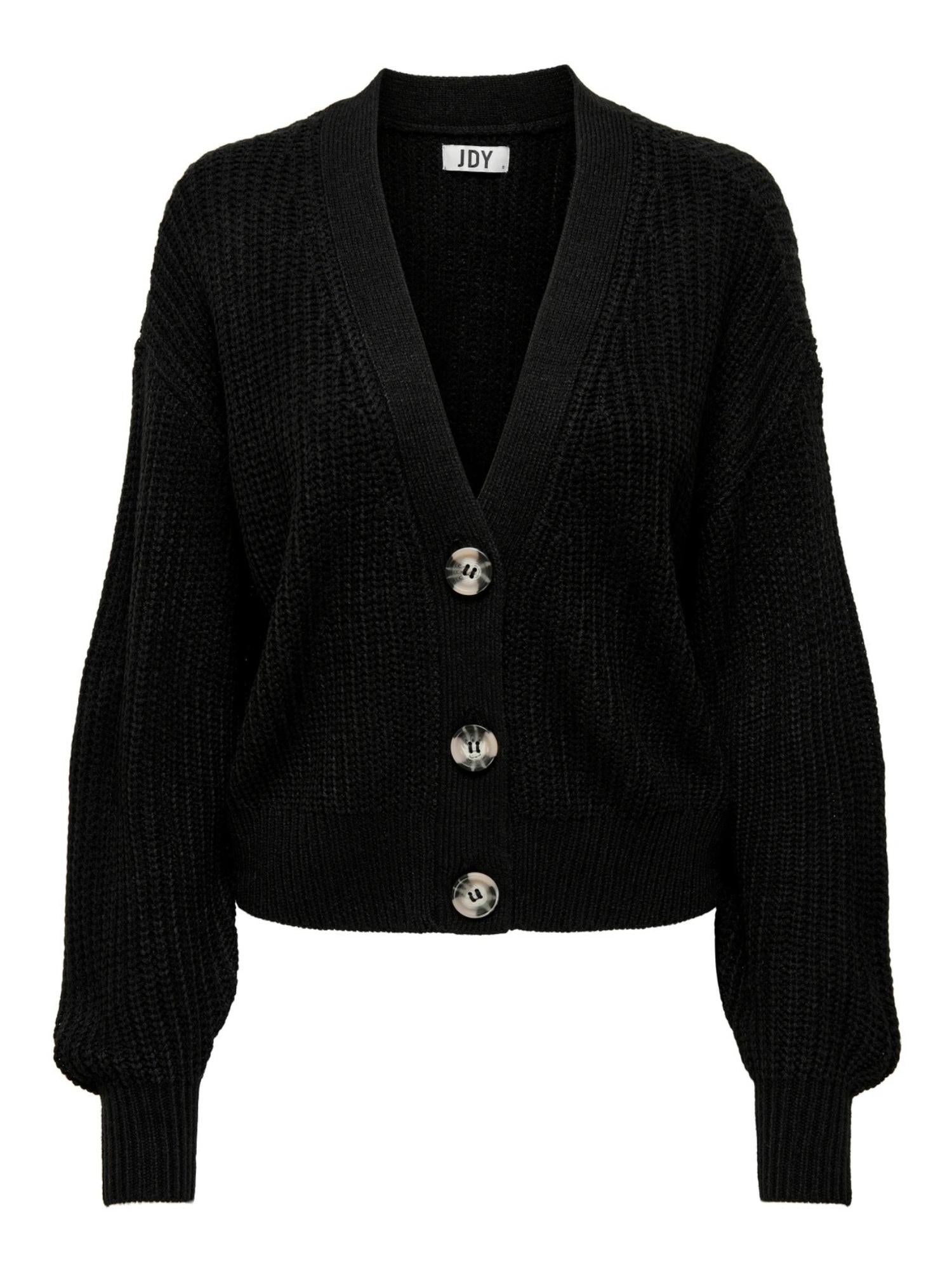 Jacqueline De Yong JDYJUSTY Cardigan Donna Nero 15200418 Black JACQUELINE DE YONG 