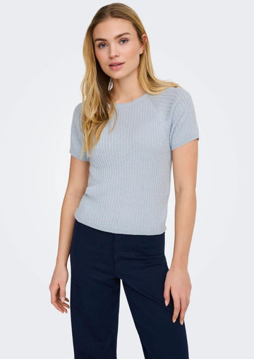 Jaqueline De Yong maglia Donna Bodilla Blu Cashmere