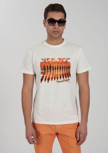 Yes Zee - T-Shirt Uomo Bianca