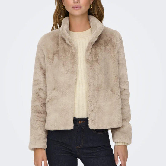 Only Giacca Invernale Donna Onlnewvida Beige 15295423 Humus ONLY 
