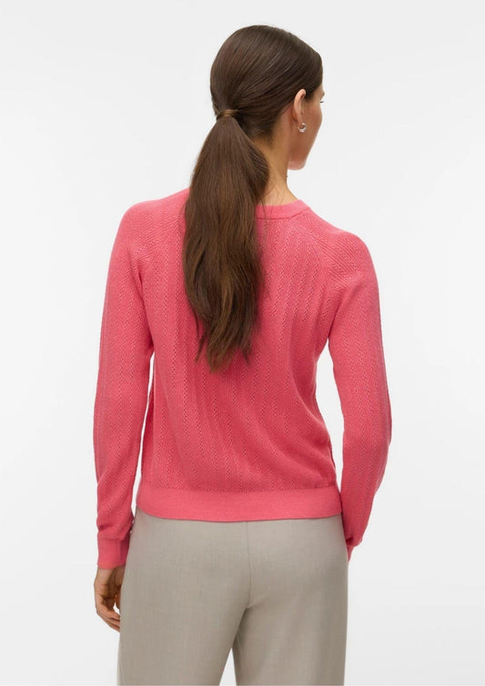 Vero Moda - Pullover Donna Newlex Corallo