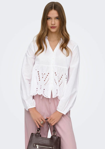 Only - Camicia Donna Dewina Bianca
