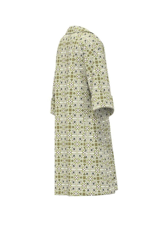 Emme Marella - Women's Esedra Dress Camel Majolica Print