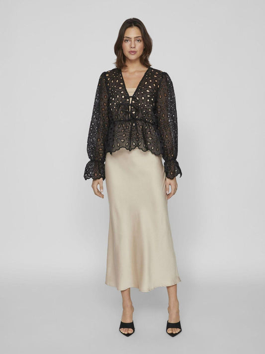 Women's Vila Cement Viellette Skirt
