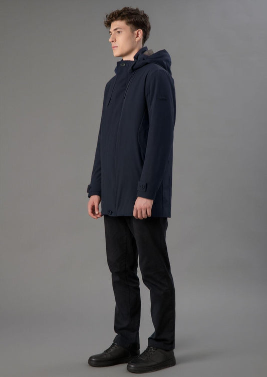 Rihunik Giacca Invernale Uomo Hugh Blu Navy