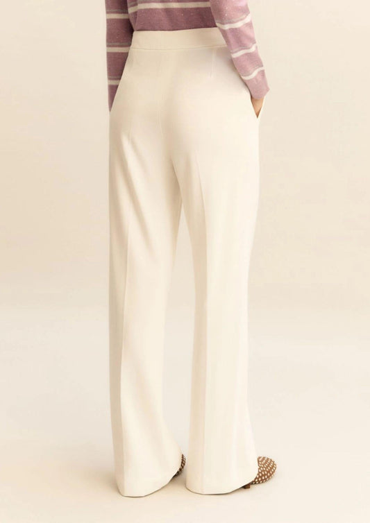 Emme Marella - Women's Palace Trousers White