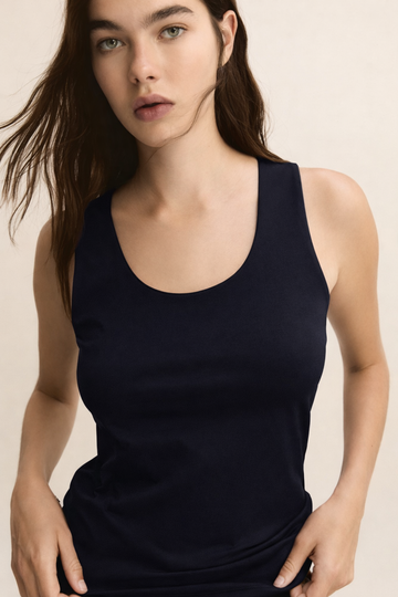 Emme Marella - Canotta Donna tiglio Blu