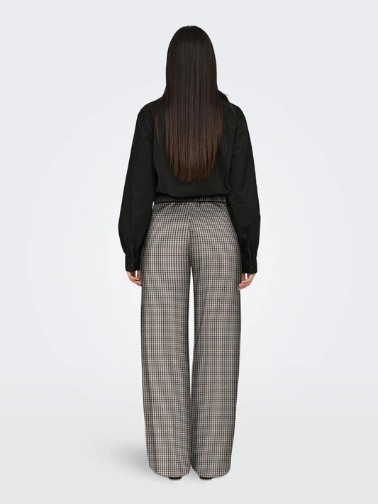 Jacqueline De Yong JDYGEGGO Wide Leg Fit Pantaloni Donna Tapioca 15242797 Tapioca NEW JACQUELINE DE YONG 