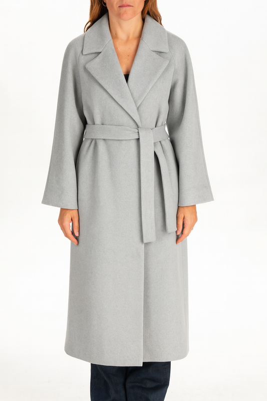 Cappotto Donna Grigio Chiaro