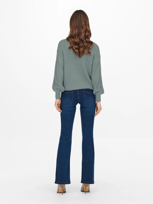 JUSTY Women's Cardigan Turquoise Abyss