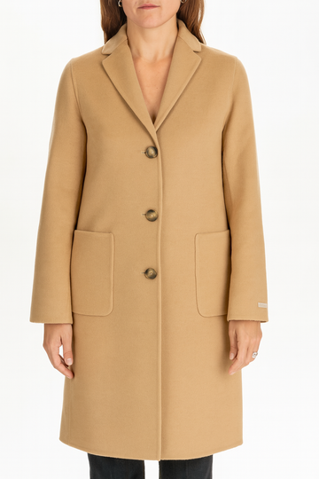 Cappotto Donna Cammello