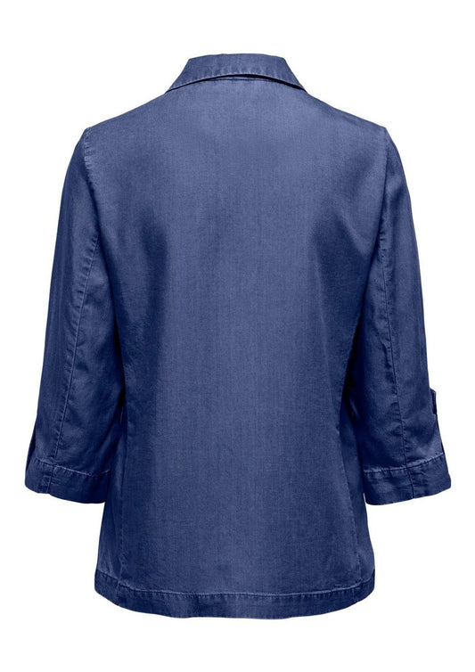 Only - Women's Jacket Dark Blue Denim