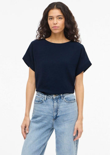 Vila - Maglia Donna Blu Navy